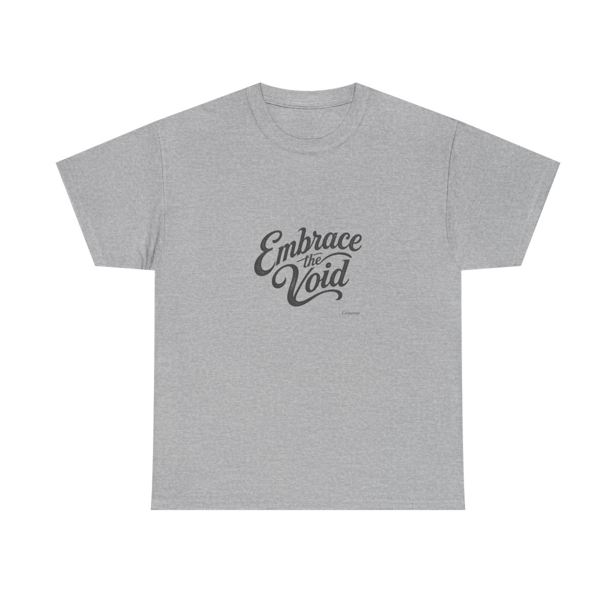 Corporate "Embrace the Void" Unisex Tee - alternate angle 2, merchandise