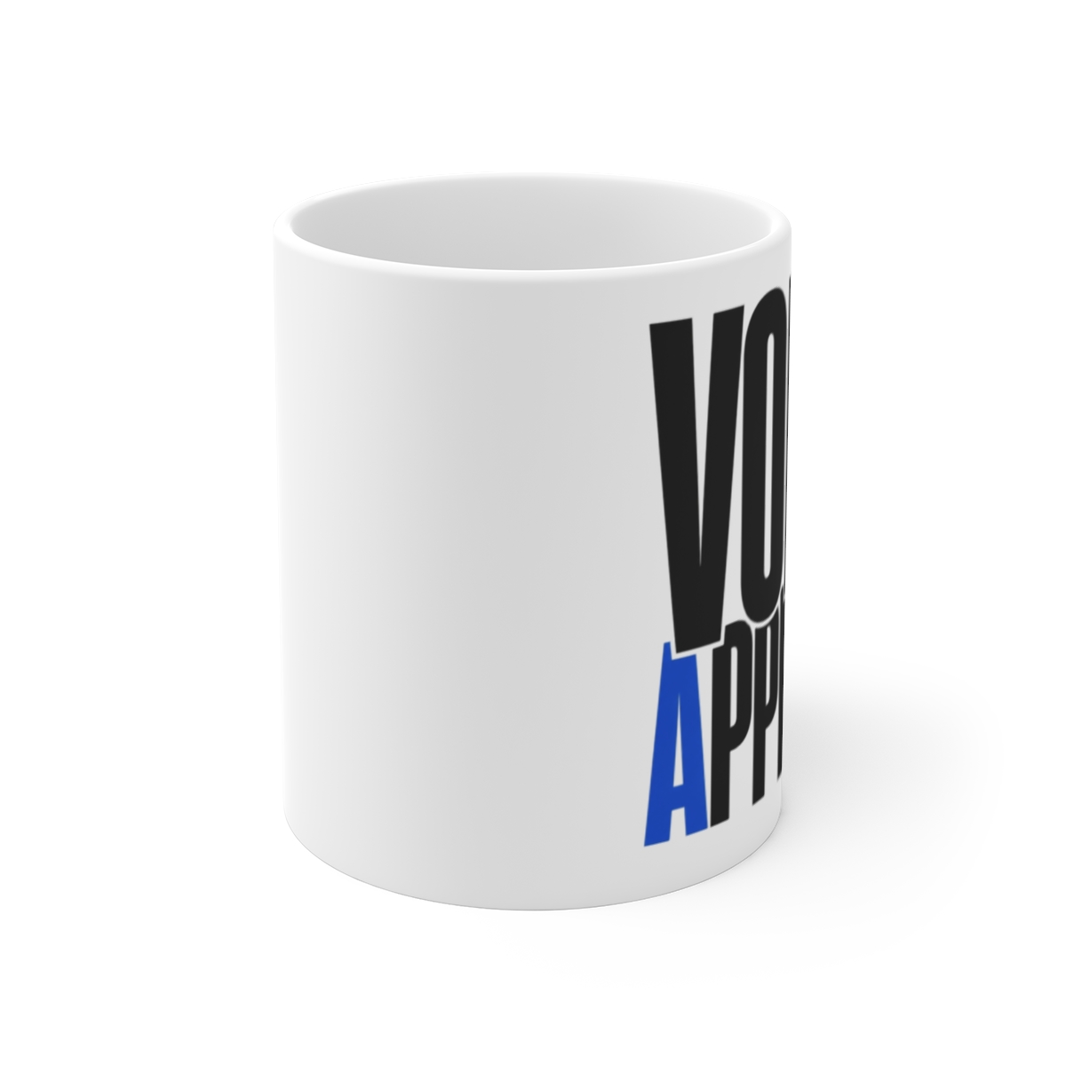 Corporate "PowerPoint Nightmares" White Mug - alternate angle 1, merchandise